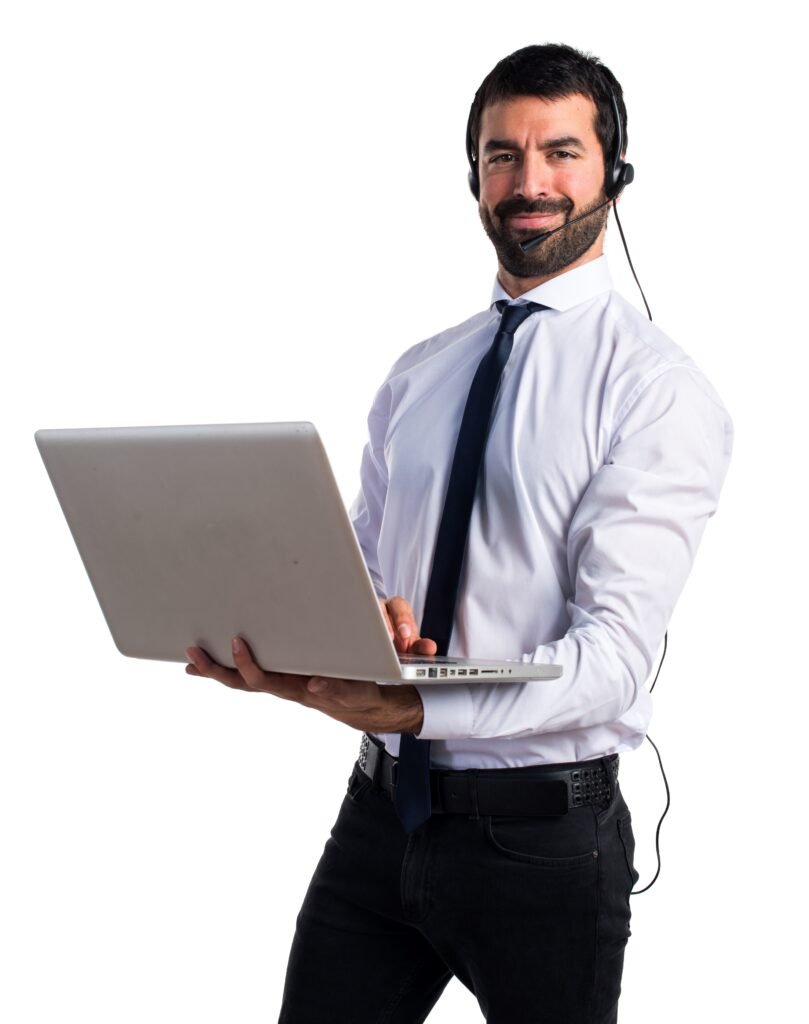 Recepcionista homem foto criado por luis_molinero - br.freepik.com